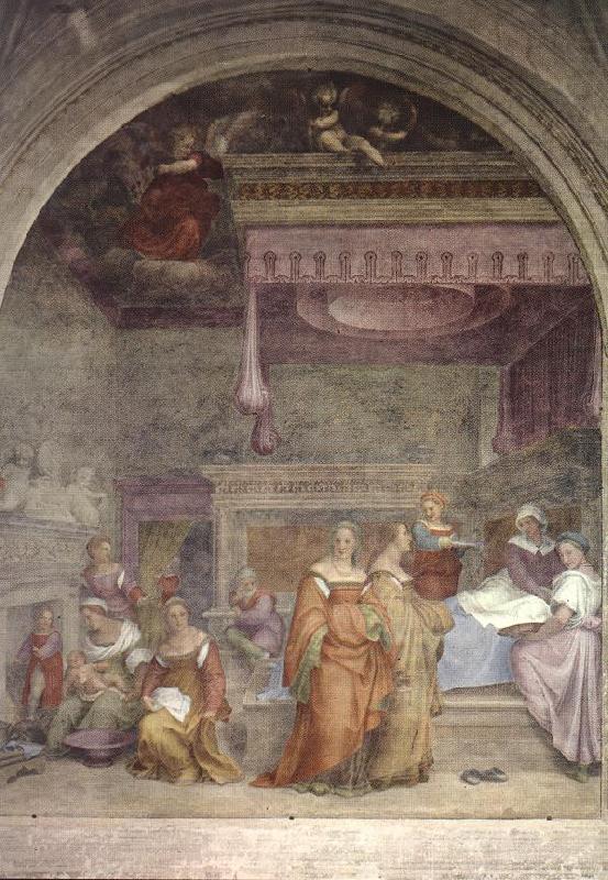 Birth of the Virgin  gfg, Andrea del Sarto